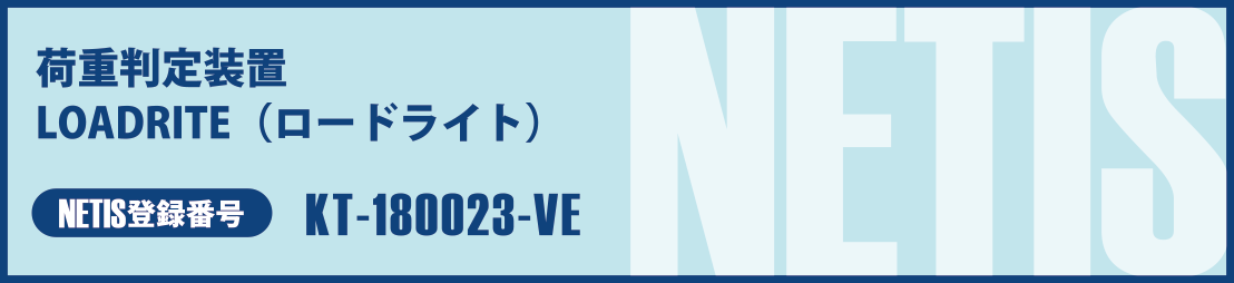 荷重判定装置LOADRITE（ロードライト）