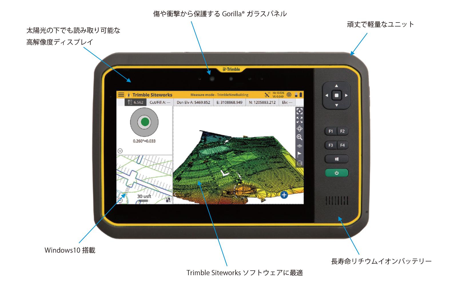 Trimble T7 ポジショニング タブレット